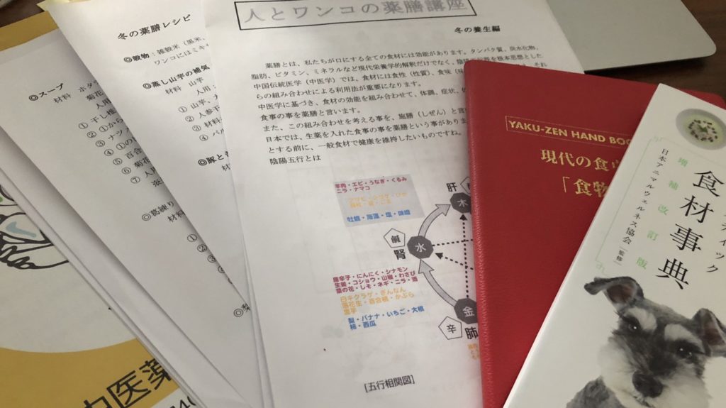 人とわんこの冬の薬膳ご飯